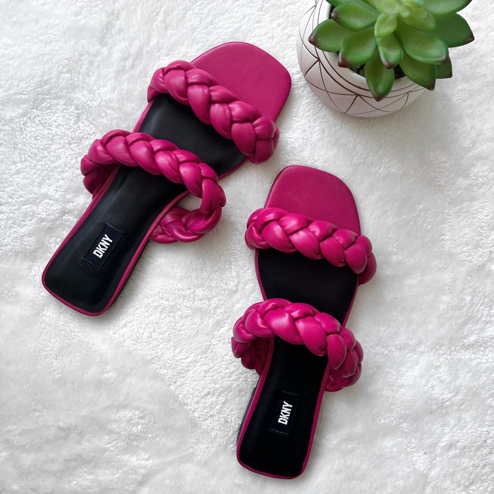 Pink Braided Sandals - Picture 4 of 6